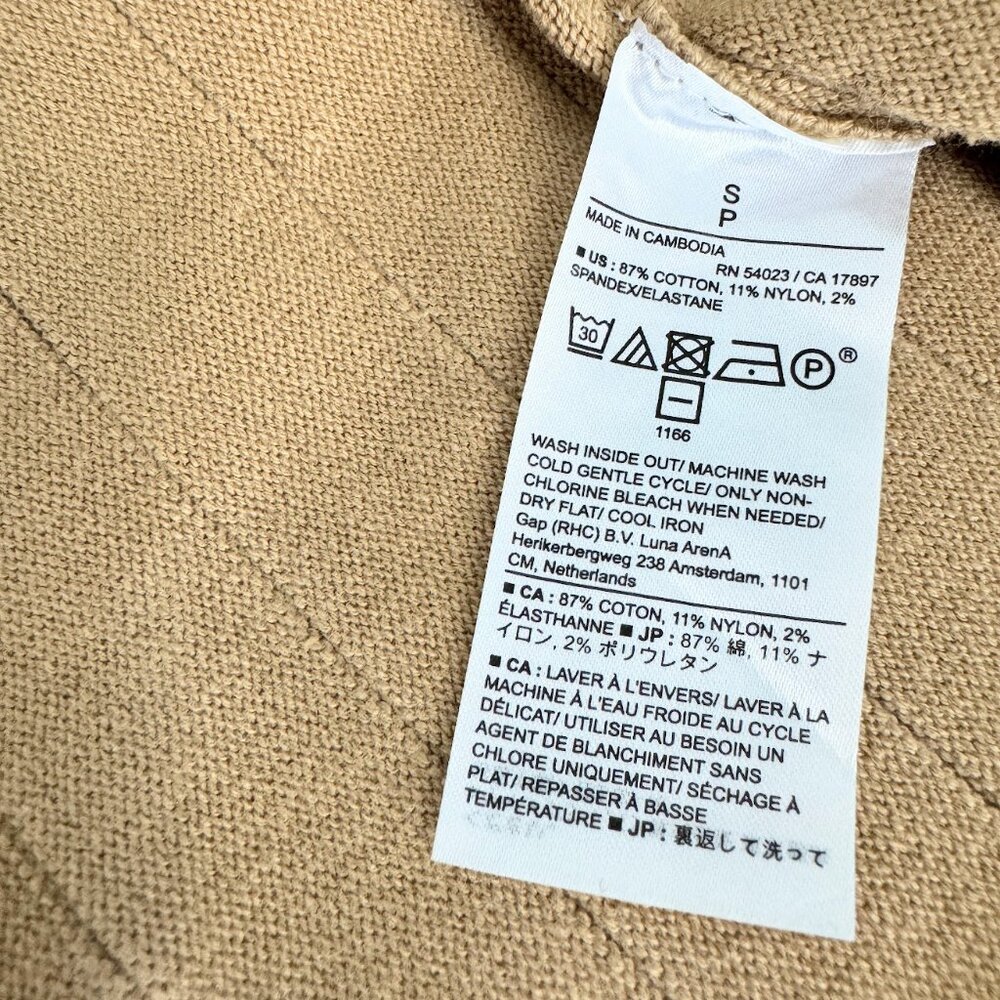 NWT Banana Republic Ribbed Knit Halter Midi Dress Camel Neutral S - Picture 8 of 8